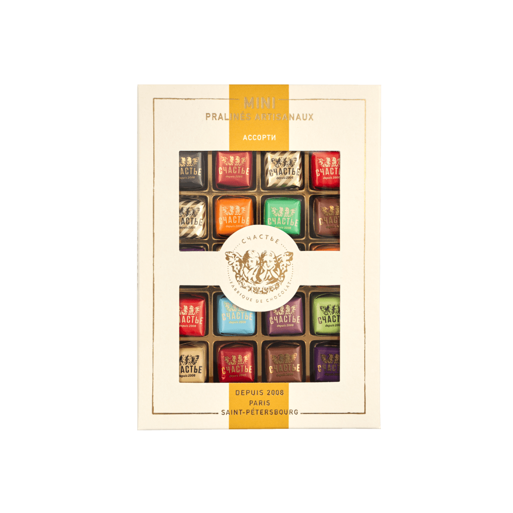  Коллекция мини-пралине Счастье 20 шт. Ассорти 