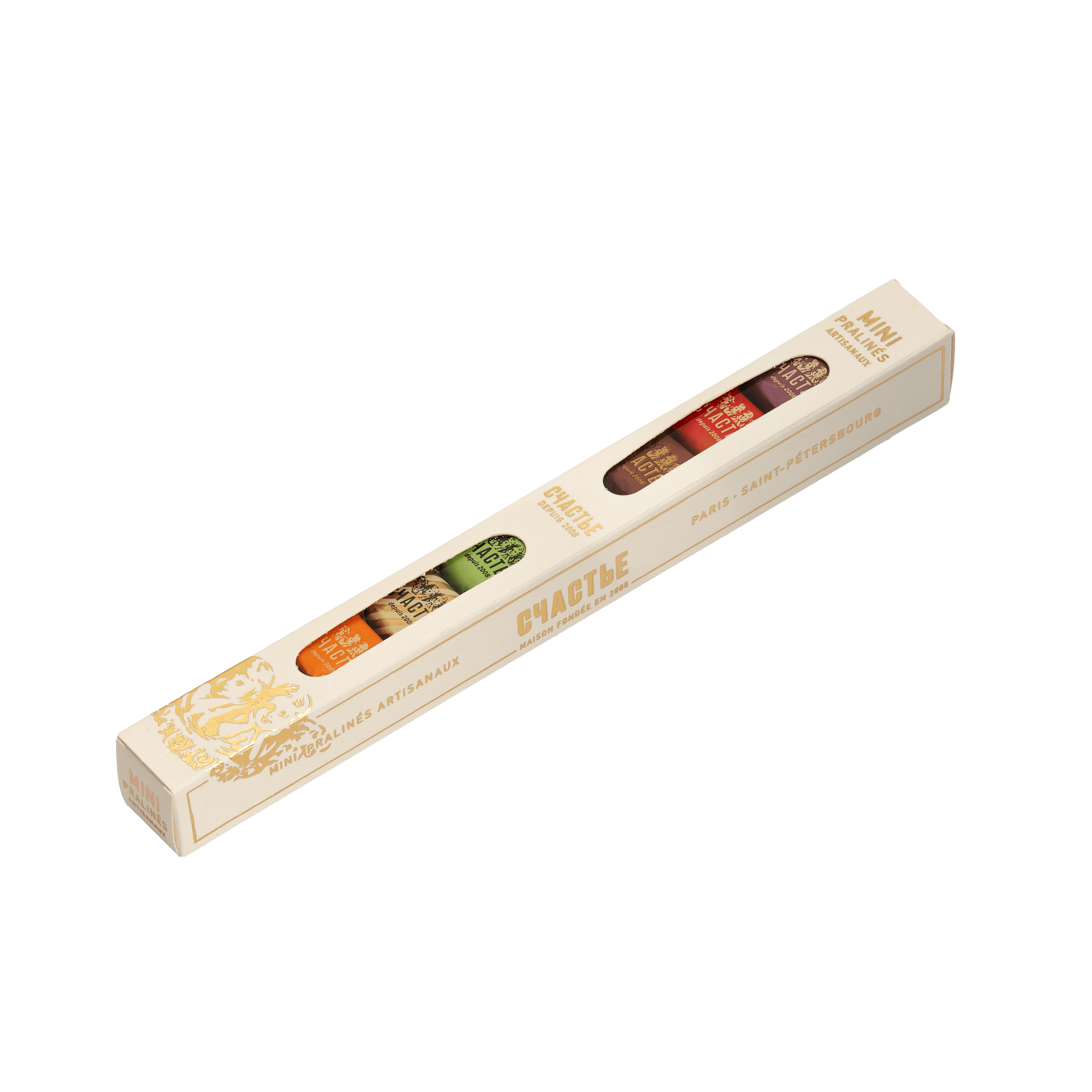 Коллекция мини-пралине Счастье 10 шт. Ассорти 