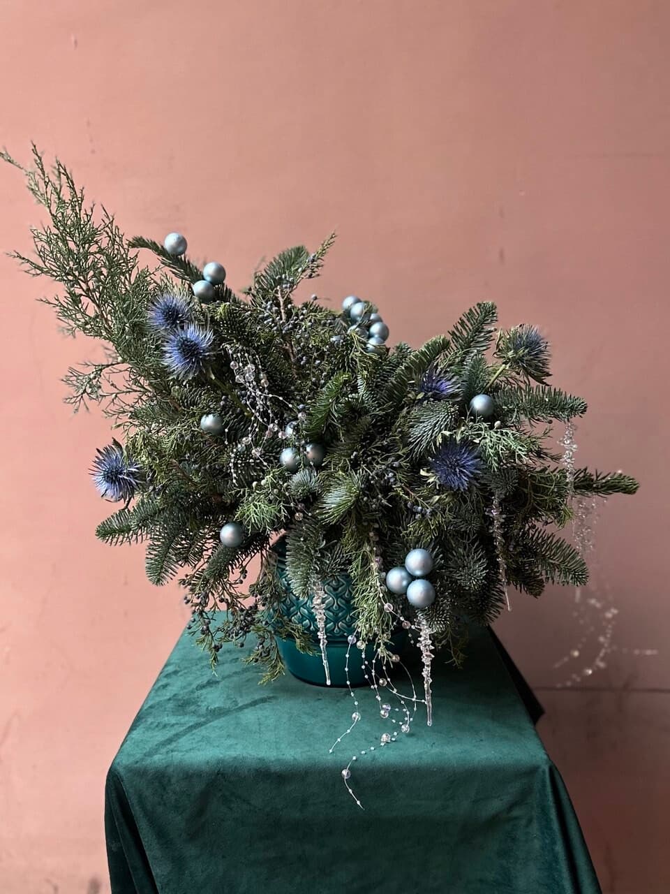 «Moroz» новогодняя композиция в вазе SENO